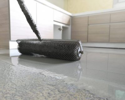 How to keep your epoxy floor clean?